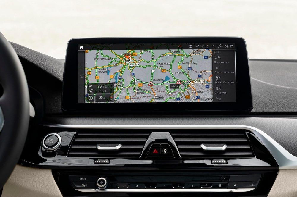 region change for The New BMW 5 Series