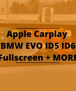 BMW EVO ID5 ID6 Apple CarPlay Activation with VIM Lifetem Navigation and Screen Mirroring