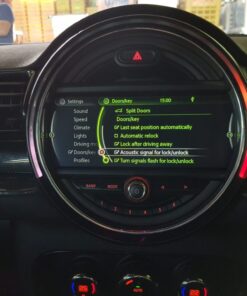 BMW ID5 ID6 Acoustic Lock Confirm Active by USB
