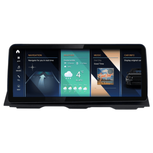 BMW CarPlay and AndroidAuto Android 12
  12.3" Navigation Touch Screen XXL " on dash" for 5 Series E60
  E61