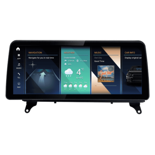 CarPlay and AndroidAuto 8.8"
  Navigation Touch Screen Android 12 for BMW 6 Series E63 E64 - Image 4