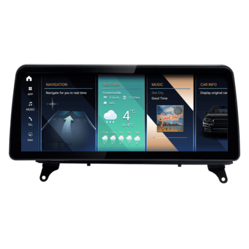 BMW Navigation 10.25" Touch Screen
  Android 12 with CarPlay and AndroidAuto for 7 series F01, F02, and F03 - Image 2