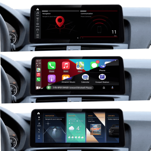BMW Navigation 10.25" Touch Screen
  Android 12 with CarPlay and AndroidAuto for X1 E84 - Image 5