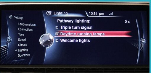 BMW Coding for Day Lights Switch Off