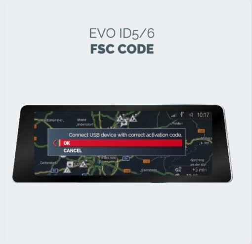BMW EVO ID5/ID6 Maps FSC Code