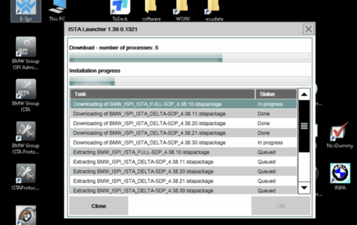 BMW ISTA 4.39.25 ISTA P 4.39.25 iLean
  ISPI Offline Version - Image 4