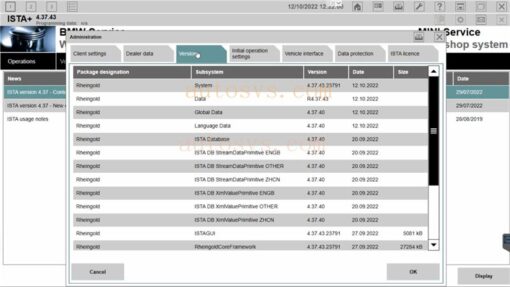 BMW ISTA Standalone Standard Tools 4.3X Registration
