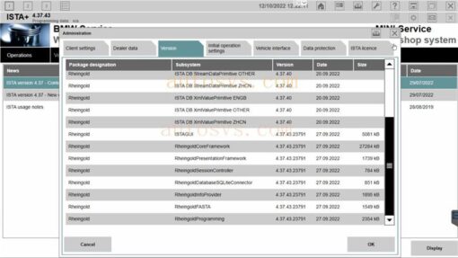 BMW ISTA Download V4.37.40 2022-10 ISTA+ BMW Registration with Installation Manual