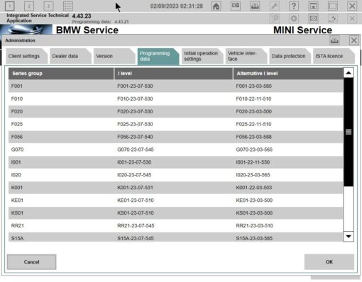 BMW ISTA D and ISTA P 4.43.23 Standalone
  ISTA Updated
