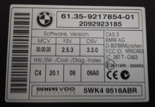 Dump Data Download for BMW Mini EWS
  CAS Working EEPROM - Image 5