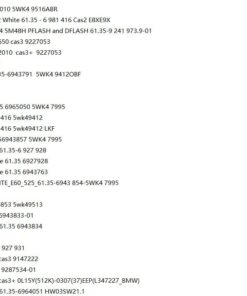 Dump Data Download for BMW Mini EWS
  CAS Working EEPROM