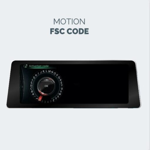 BMW Motion Maps FSC Code Only