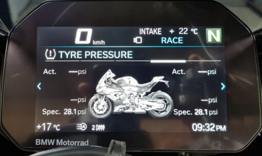 BMW MotoBike Coding Custom RDC Tyre
  Pressure Specs