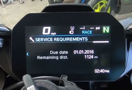 BMW Motorbike Coding Remove Service
  Reminder