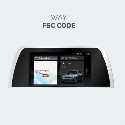 BMW Way Maps FSC Code Only