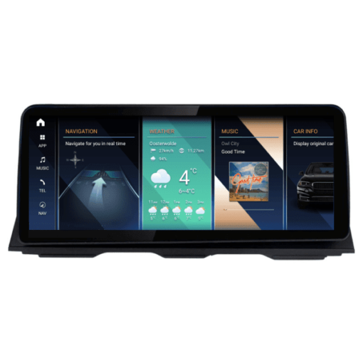 CarPlay and AndroidAuto 12.3"
  Navigation Touch Screen Android 12 for BMW 5 Series GT F07