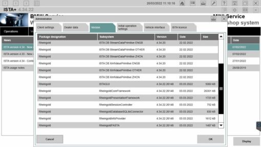 BMW ISTA Software Download V4.34 2022-03 - Image 5