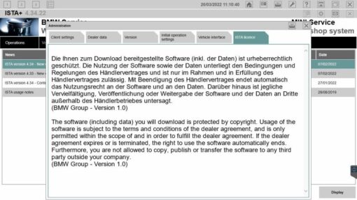 BMW ISTA Software Download V4.34 2022-03 - Image 3