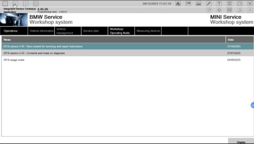 Standalone System ISTA BMW 4.45.x 12.2023
  Ready to Work