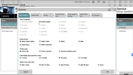 Standalone System ISTA BMW 4.45.x 12.2023
  Ready to Work - Image 3