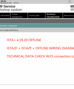 BMW ISTA 4.39.25 ISTA P 4.39.25 iLean
  ISPI Offline Version
