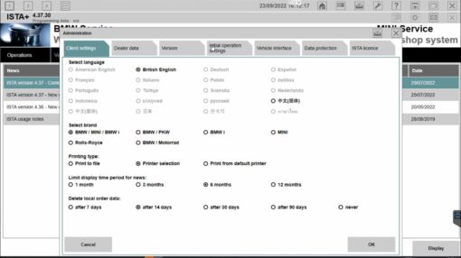 BMW ISTA Download V4.37.40 2022-10 ISTA+ BMW Registration with Installation Manual - Image 7