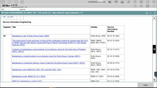 BMW ISTA Download V4.37.30 ISTA+ System Registration - Image 18