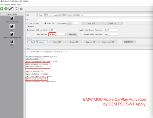 MGU FSC code