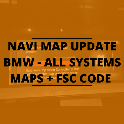 Map Update for BMW Navigation – FSC Code + Maps Code
