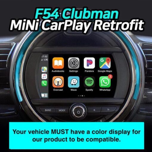 2009-20 Mini Clubman R55 F54 Wireless CarPlay Box