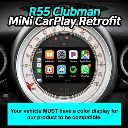 2009-20 Mini Clubman R55 F54 Wireless CarPlay Box - Image 3