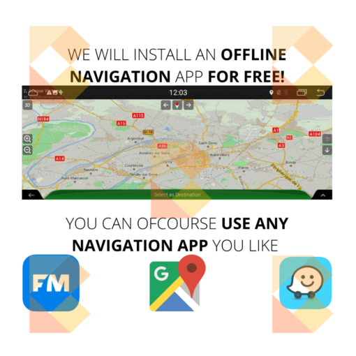 CarPlay and AndroidAuto BMW Android12
  Navigation Screen - Image 9