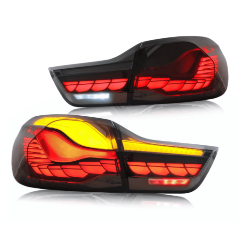 BMW 4 Series F32 F33 F36 & M4 F82
  F83 Black Optic Smoke OLED Taillights GTS CS Style