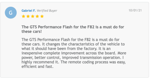 GTS Performance Flash for BMW M3/M4 F80/F82 - Image 3