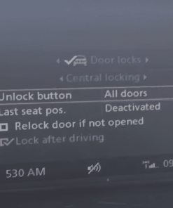 BMW Coding for Auto-Unlock Doors
