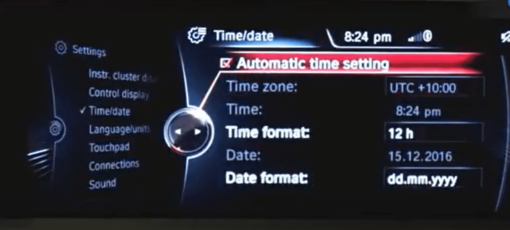 BMW Coding for Automatic Time Zone Change
