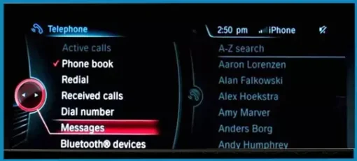 BMW Coding for Full text message display