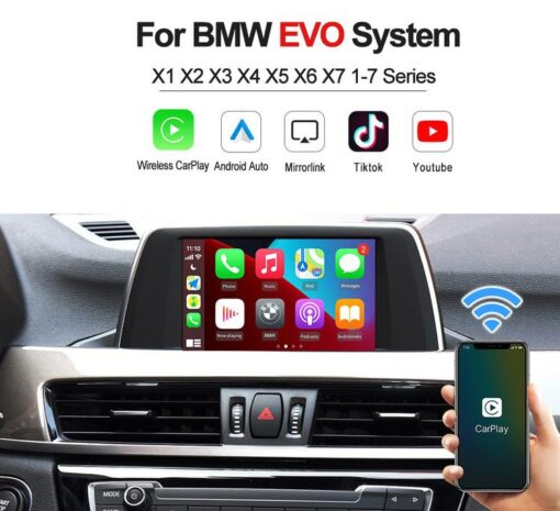 Wireless CarPlay Smart Box For BMW EVO System