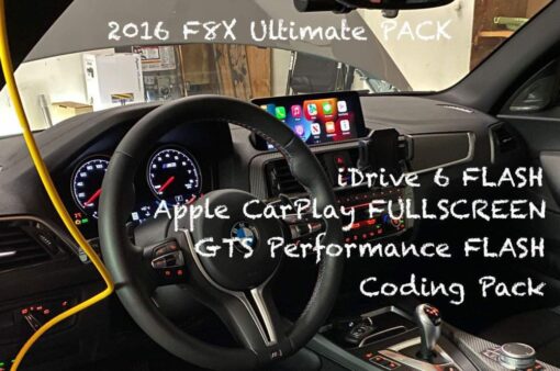 BMW F8X Ultimate Pack-iDrive 6/CarPlay
  Fullscreen/GTS FLASH