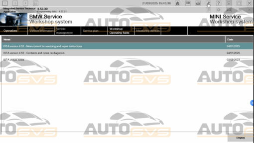 BMW ISTA 4.52.x System 03.2025 Ready to Work